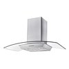 Premium Levella 36" Curved GlassConvertible Wall Mount Range Hood PCH9006CB